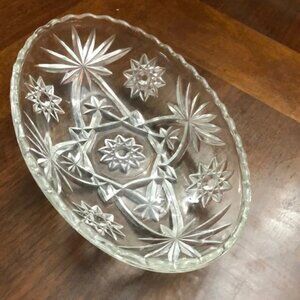 Antique Star of David Dish Rare Oval Vintage